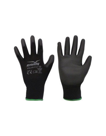 guanto PULSE 13g spalmato PU nero 12 paia