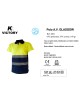 POLO ALTA VISIBILITA' GLASGOW COTONE