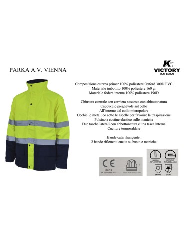 PARKA ALTA VISIBILITA' VIENA