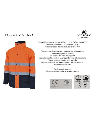PARKA ALTA VISIBILITA' VIENA