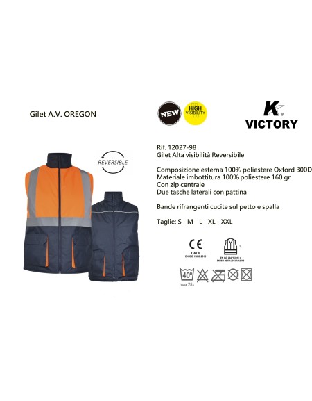 Gilet alta visibilita' OREGON