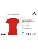 t-shirt donna JAMAICA 100% cotone