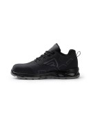 Scarpe da Lavoro Sportive, Leggere, Impermeabili S3S Ulmus Puntale in Fibra di Vetro, Suola in Poliuretano, Traspiranti, Nero