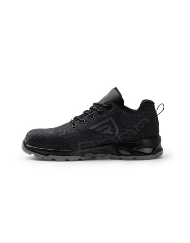 Scarpe da Lavoro Sportive, Leggere, Impermeabili S3S Ulmus Puntale in Fibra di Vetro, Suola in Poliuretano, Traspiranti, Nero