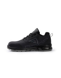 Scarpe da Lavoro Sportive, Leggere, Impermeabili S3S Ulmus Puntale in Fibra di Vetro, Suola in Poliuretano, Traspiranti, Nero