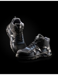 Scarpe Antinfortunistiche Alte, Sportive, Giskan S3S, Puntale in Fibra di Vetro, Suola in Poliuretano