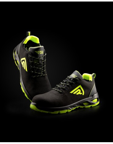 Scarpe Antinfortunistiche Sportive, Ceryson S3S, Puntale in Fibra di Vetro, Microfibra Nabuk Idrorepellente