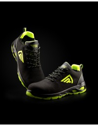 Scarpe Antinfortunistiche Sportive, Ceryson S3S, Puntale in Fibra di Vetro, Microfibra Nabuk Idrorepellente